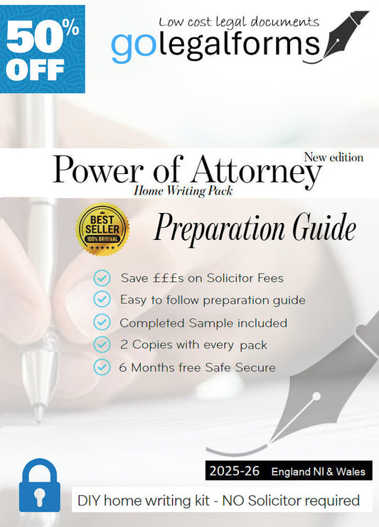 Ordinary Power of Attorney Home writing kit