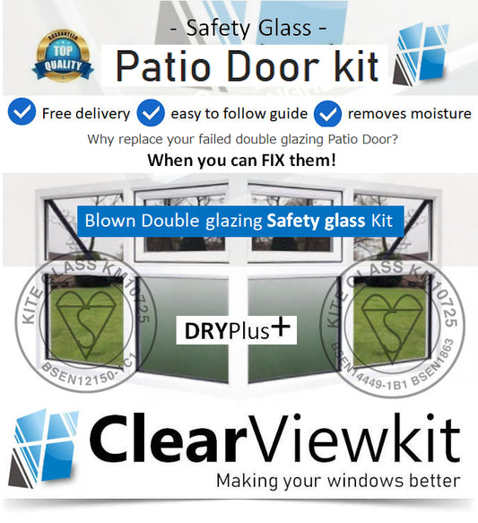 Patio Door kit Clears trapped condensation failed double glazing patio doors