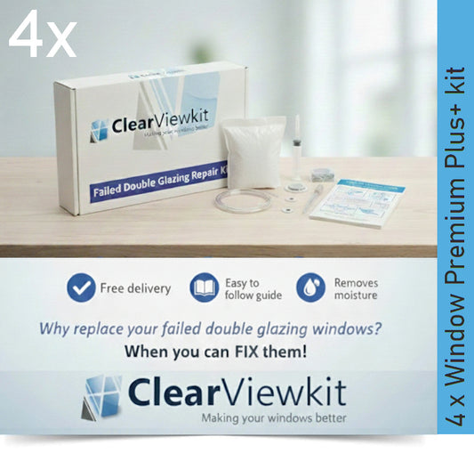 4 x Window Premium Plus+ kit + PPE