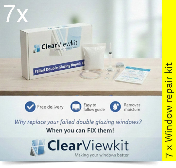 7 x Window kit repair kit Clears trapped condensation